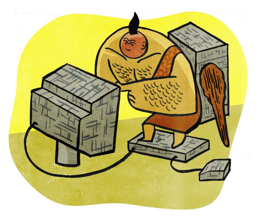 illustratie helpdesk